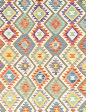 Multicolor  Afghanistan Kelim  298 x 201 cm