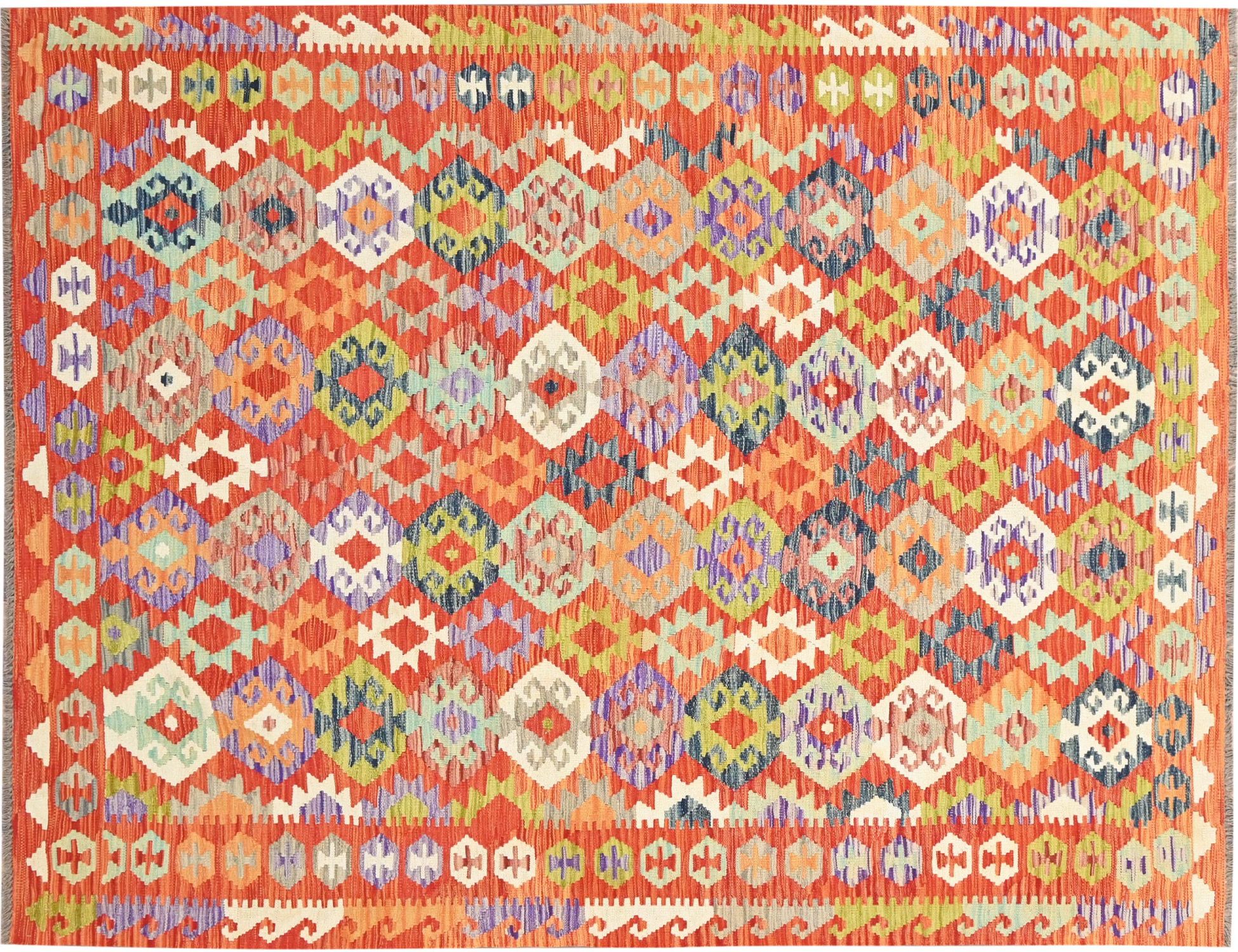 Kelim  multicolore <br/>289 x 198 cm