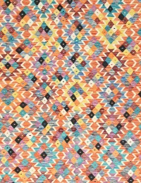 Multicolore Afghanistan Kelim  346 x 255 cm