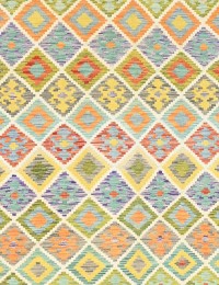 Multicolor  Afghanistan Kelim  302 x 253 cm