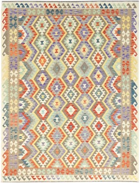 Multicolor  Afghanistan Kelim  295 x 202 cm