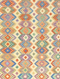 Multicolore Afghanistan Kelim  347 x 253 cm
