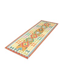 Monivärinen Afghanistan Kelim  290 x 76 cm