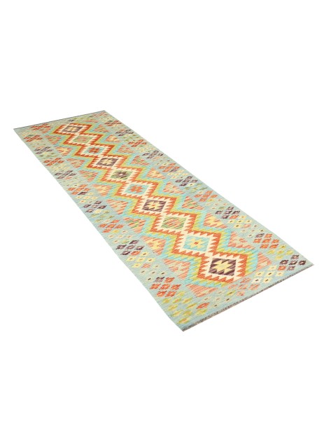 Multicolore Afghanistan Kelim  398 x 83 cm