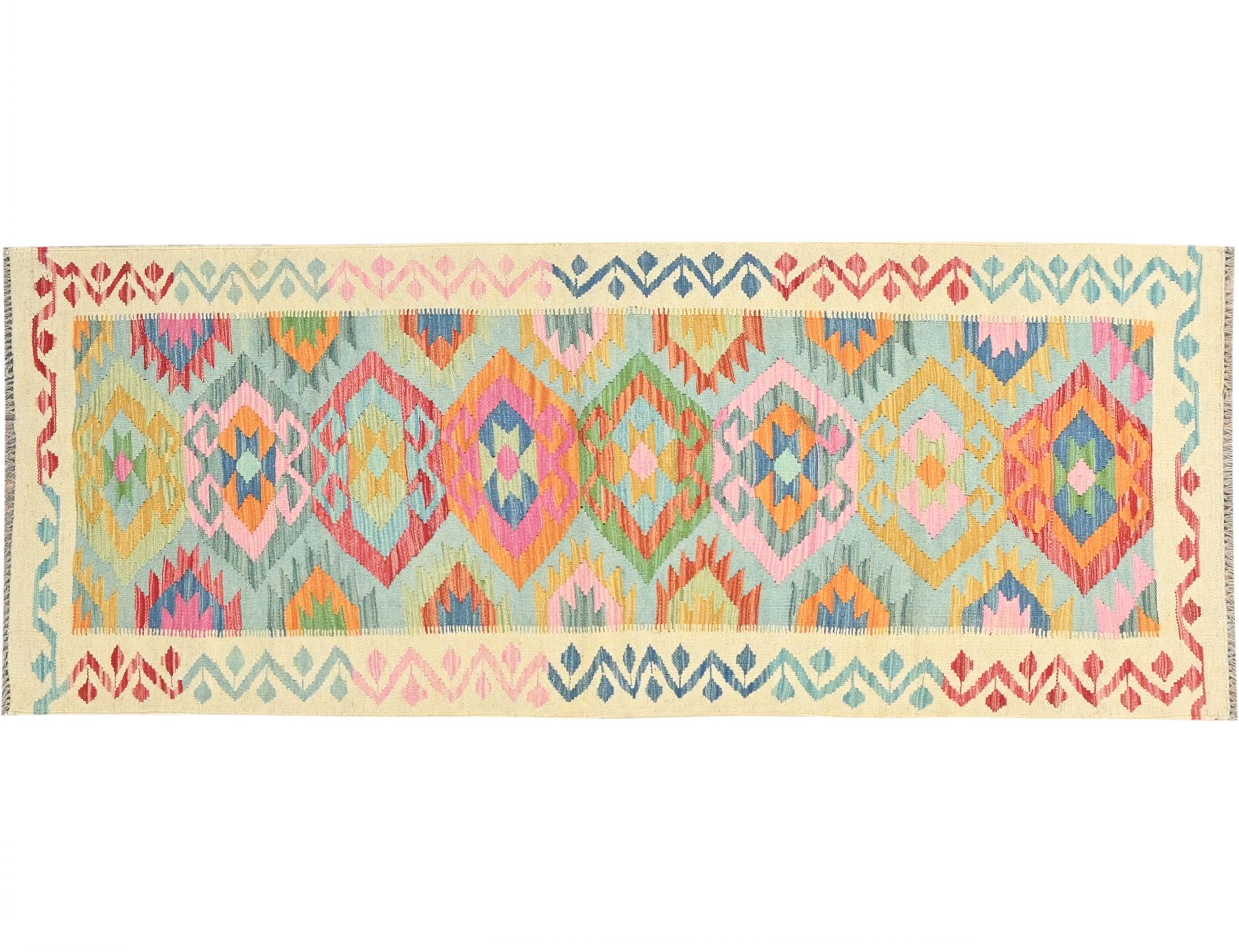 Kelim  multicolor  <br/>240 x 81 cm