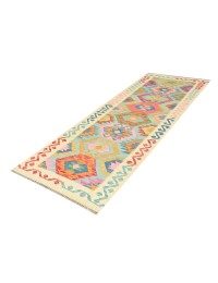 Mehrfarbig Afghanistan Kelim 240 x 81 cm - view 1