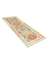 Mehrfarbig Afghanistan Kelim 240 x 81 cm - view 2