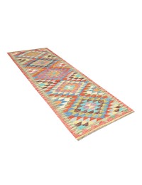 Mehrfarbig Afghanistan Kelim  245 x 83 cm