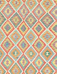 Beige Afghanistan Kelim  301 x 207 cm