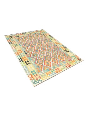 Beige Afghanistan Kelim  301 x 207 cm