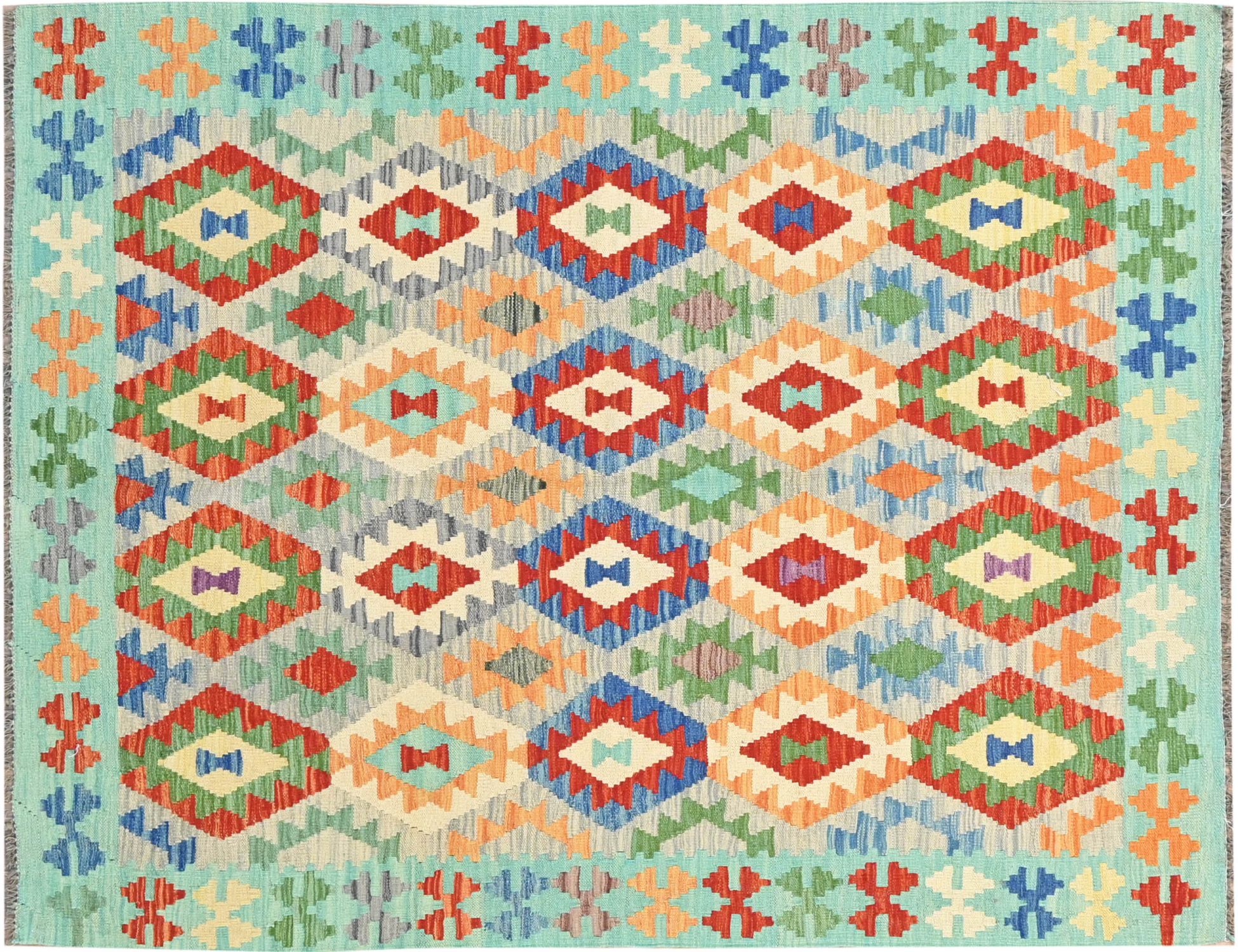 Kelim  monivärinen <br/>229 x 173 cm
