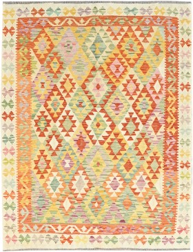 Mehrfarbig Afghanistan Kelim  238 x 183 cm