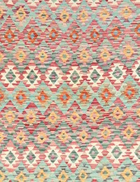 Multicolor Afghanistan Kelim  245 x 186 cm