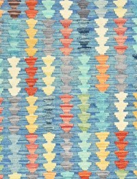 Blå Afghanistan Kelim  145 x 103 cm