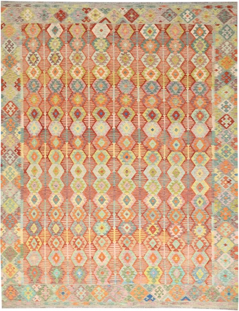 Multicolore Afghanistan Kelim  485 x 306 cm