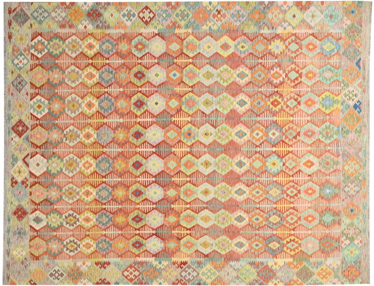 Mehrfarbig Afghanistan Kelim  485 x 306 cm