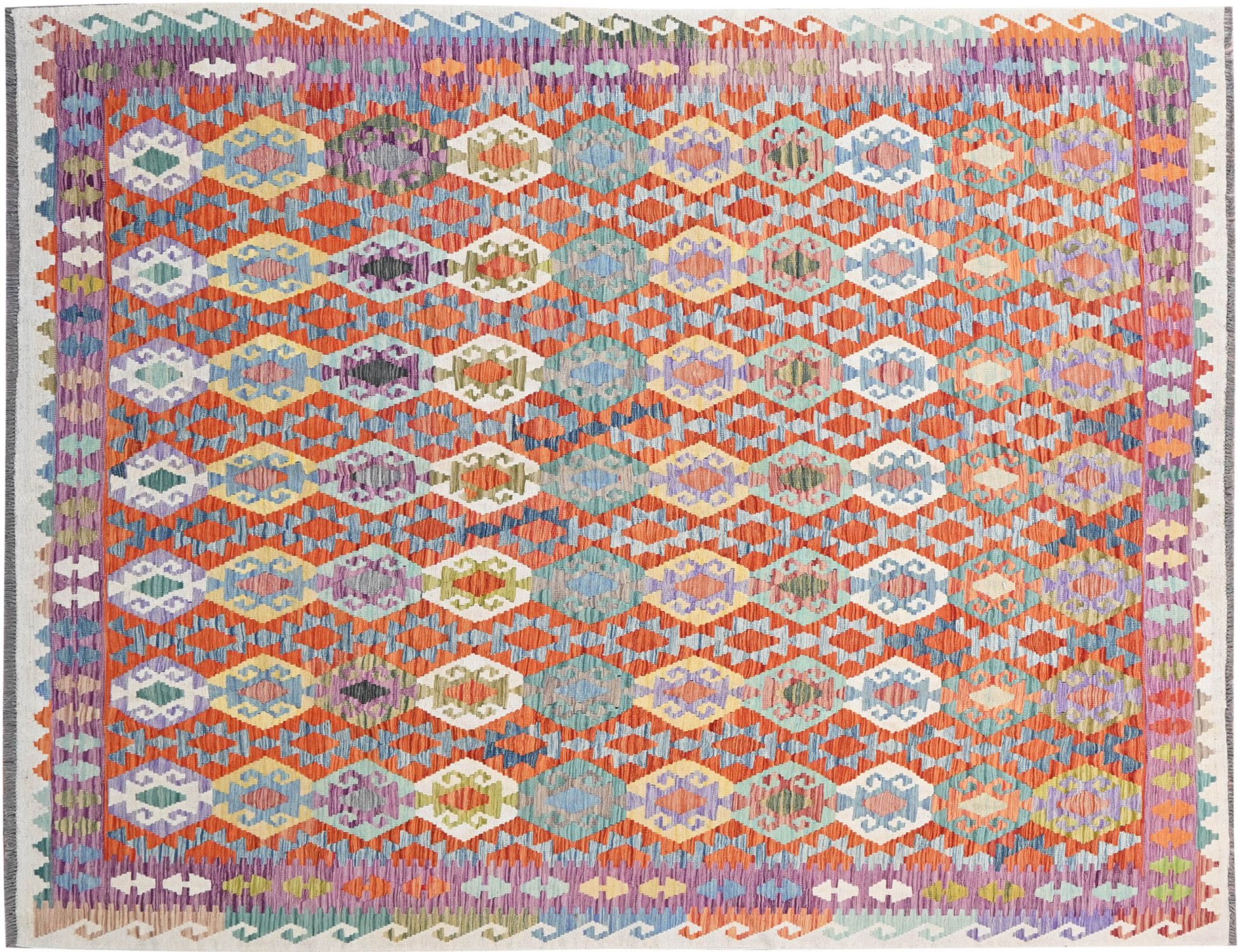 Kelim  multicolore <br/>301 x 258 cm