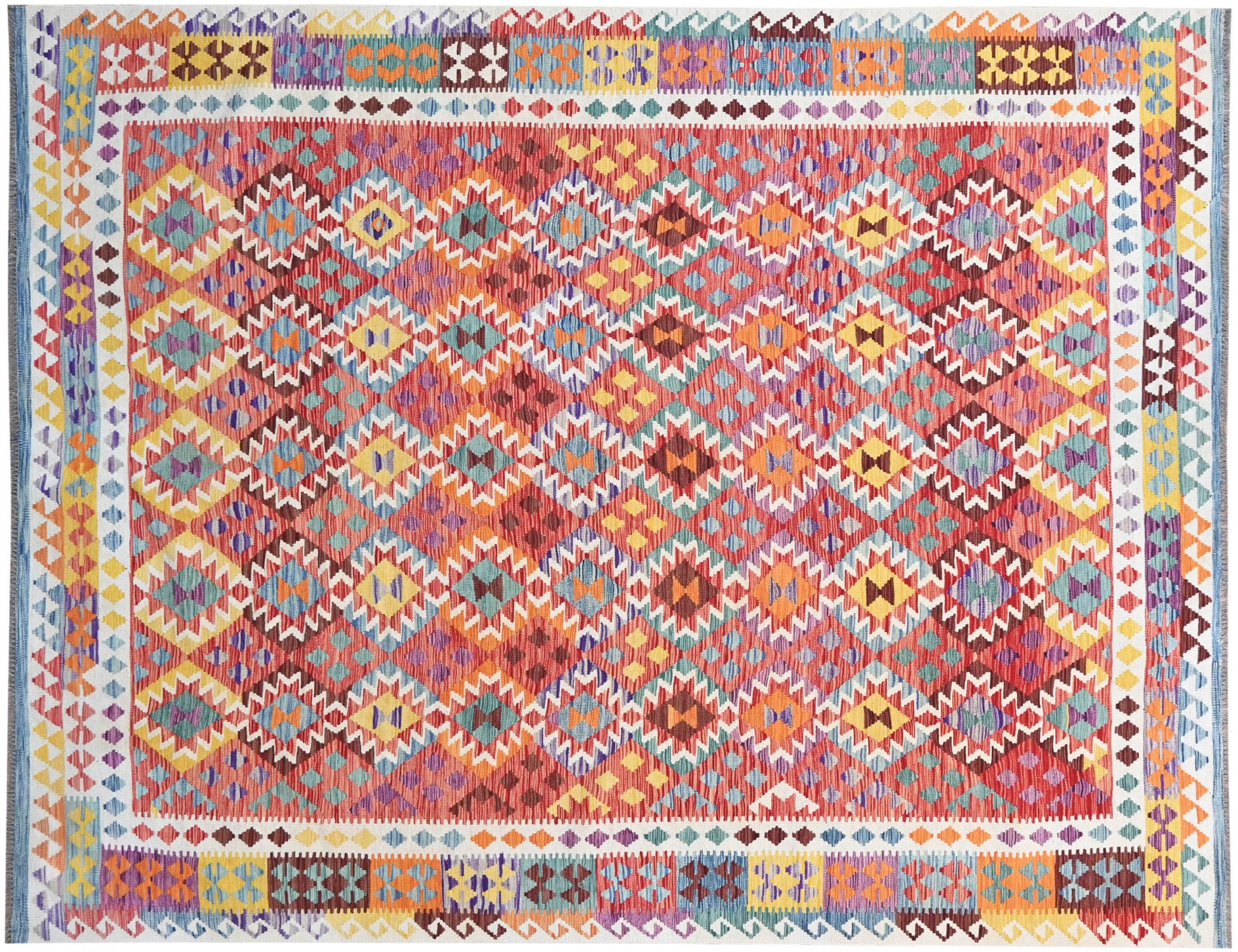 Kelim  multicolore <br/>349 x 257 cm