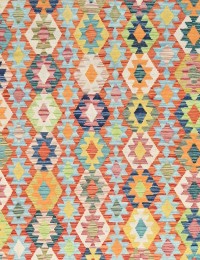 Multicolor  Afghanistan Kelim  301 x 204 cm