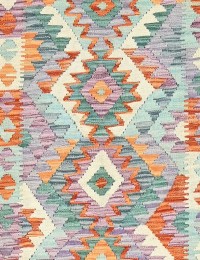 Mehrfarbig Afghanistan Kelim  144 x 112 cm