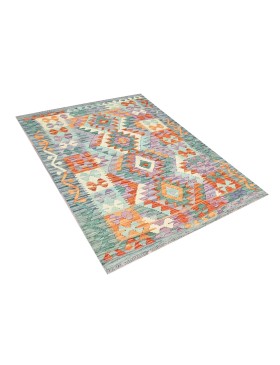 Multicolore Afghanistan Kelim 144 x 112 cm - view 3