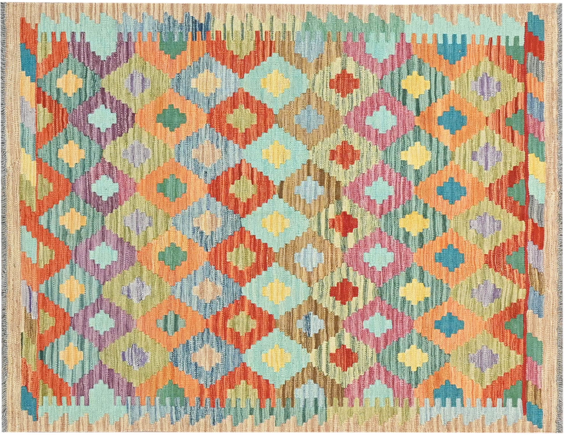 Kelim  multicolore <br/>172 x 130 cm