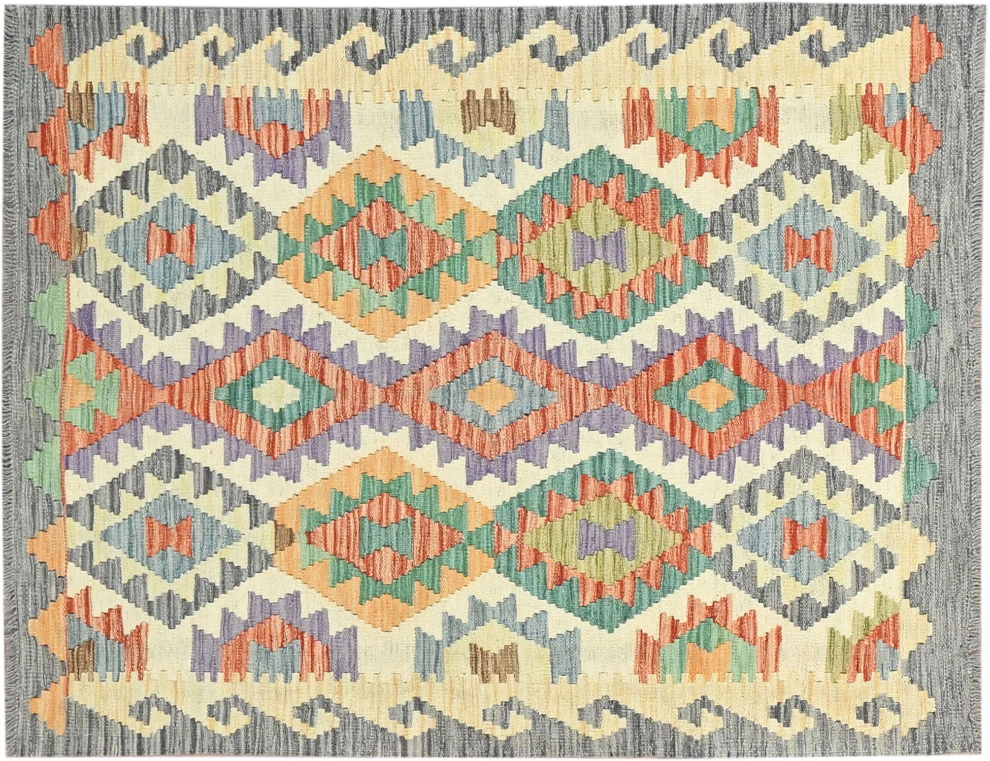 Kelim  multicolore <br/>157 x 110 cm