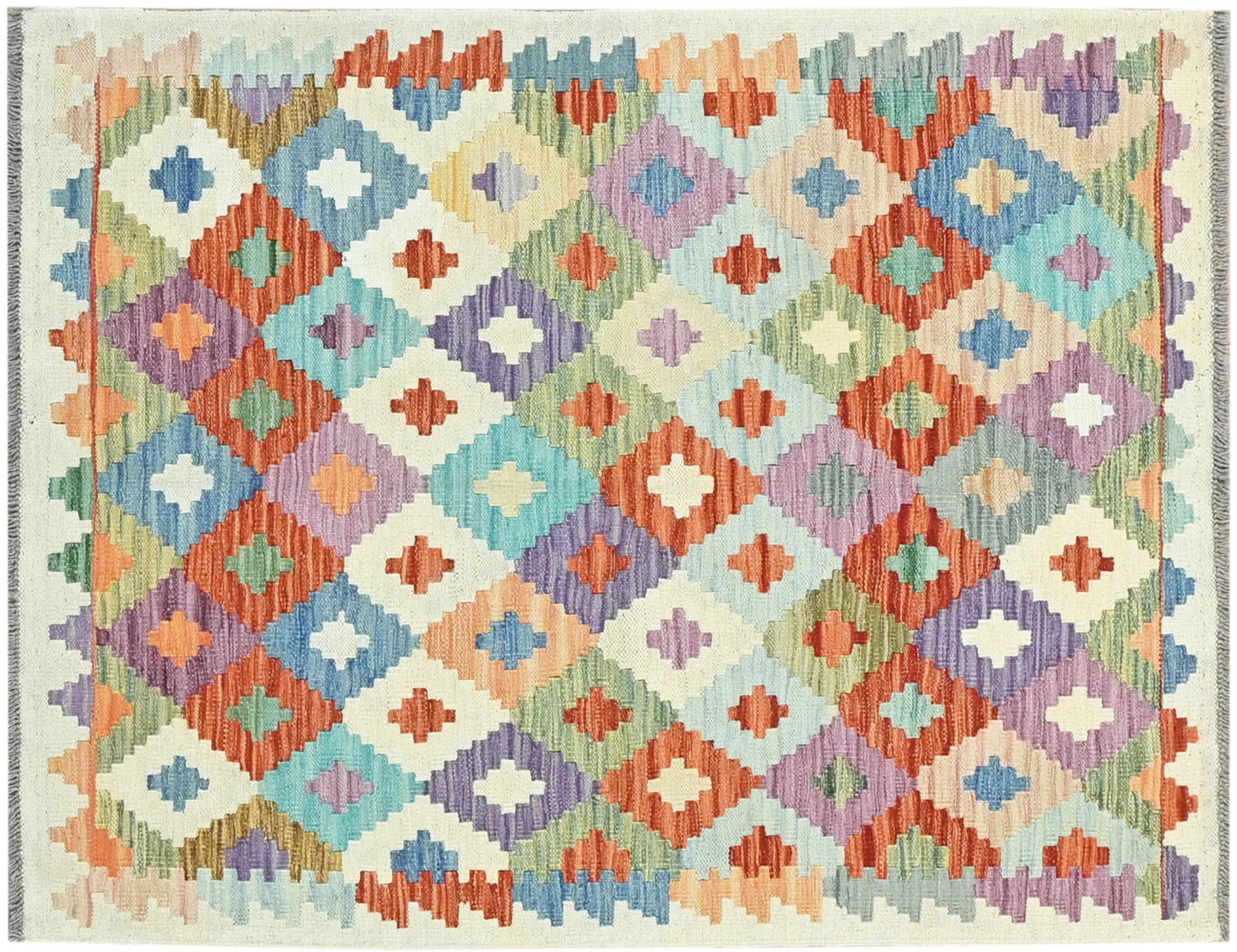 Kelim  multifarvet <br/>155 x 102 cm