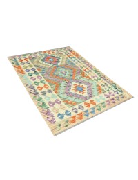 Mehrfarbig Afghanistan Kelim  154 x 105 cm