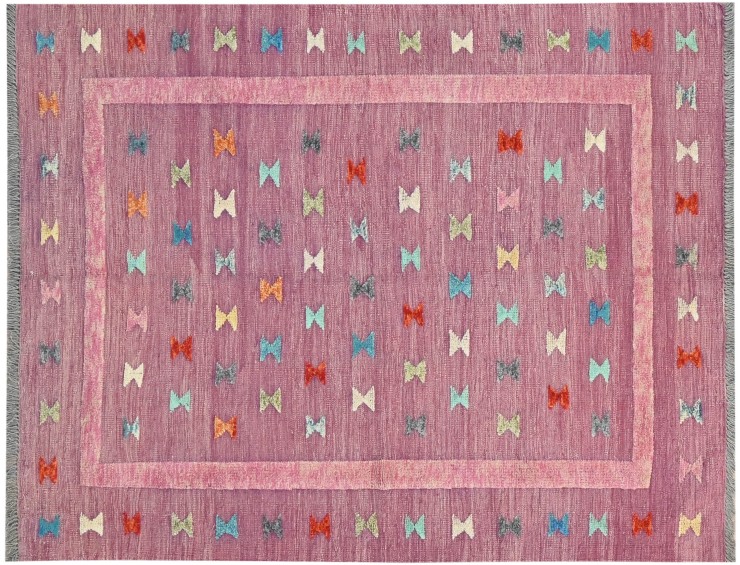 Mehrfarbig Afghanistan Kelim  199 x 153 cm