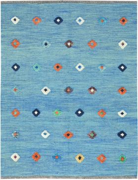 Kelim 179 x 130 blauw