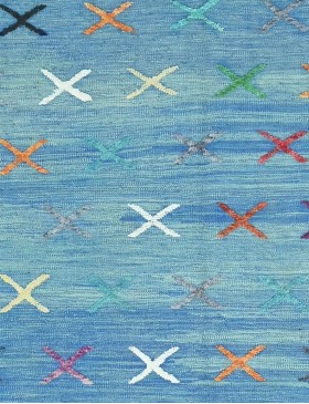 Blu Afghanistan Kelim 200 x 165 cm - view 4