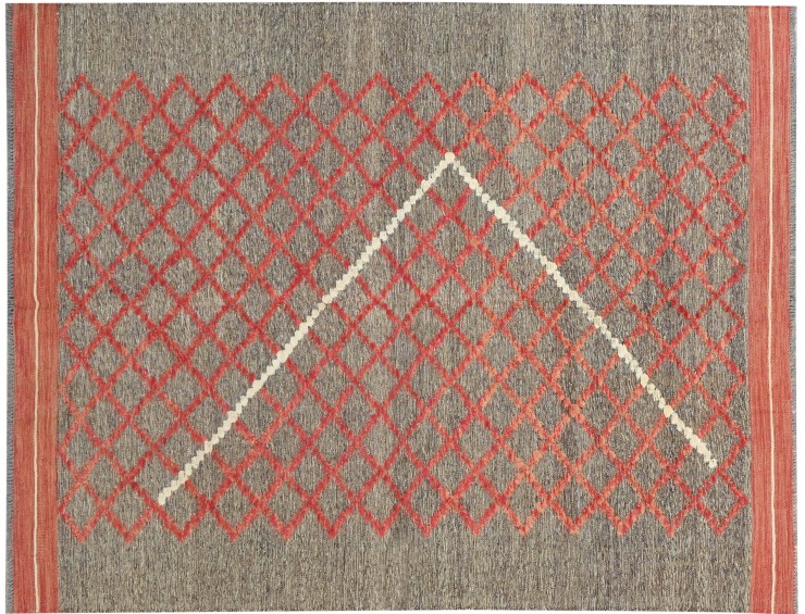 Grigio Afghanistan Kelim  287 x 205 cm