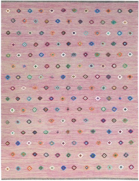 Mehrfarbig Afghanistan Kelim 296 x 204 cm