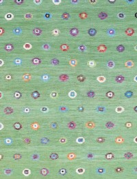 Vihreä Afghanistan Kelim  300 x 245 cm