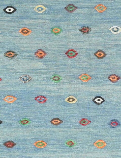 Blau Afghanistan Kelim  236 x 170 cm