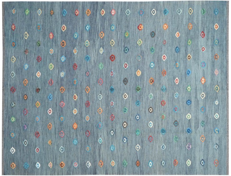 Grigio Afghanistan Kelim  340 x 251 cm