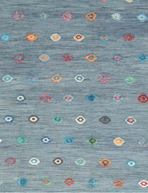 Grau Afghanistan Kelim  340 x 251 cm