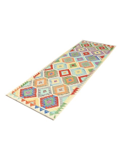 Mehrfarbig Afghanistan Kelim  286 x 83 cm