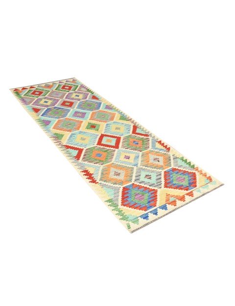Mehrfarbig Afghanistan Kelim  286 x 83 cm