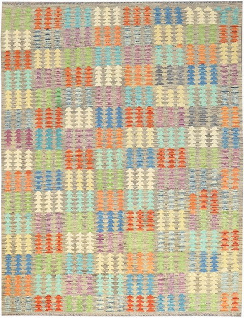 Mehrfarbig Afghanistan Kelim  294 x 205 cm