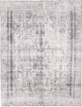 Persischer Vintage Teppich 300 x 205 grau
