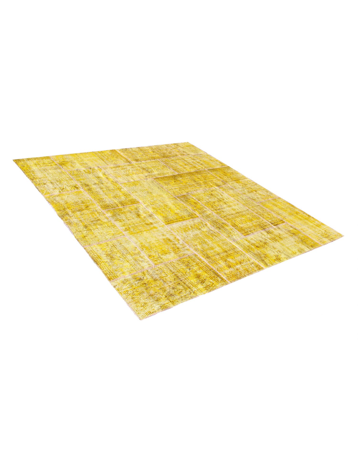 Patchwork matot  keltainen <br/>205 x 205 cm