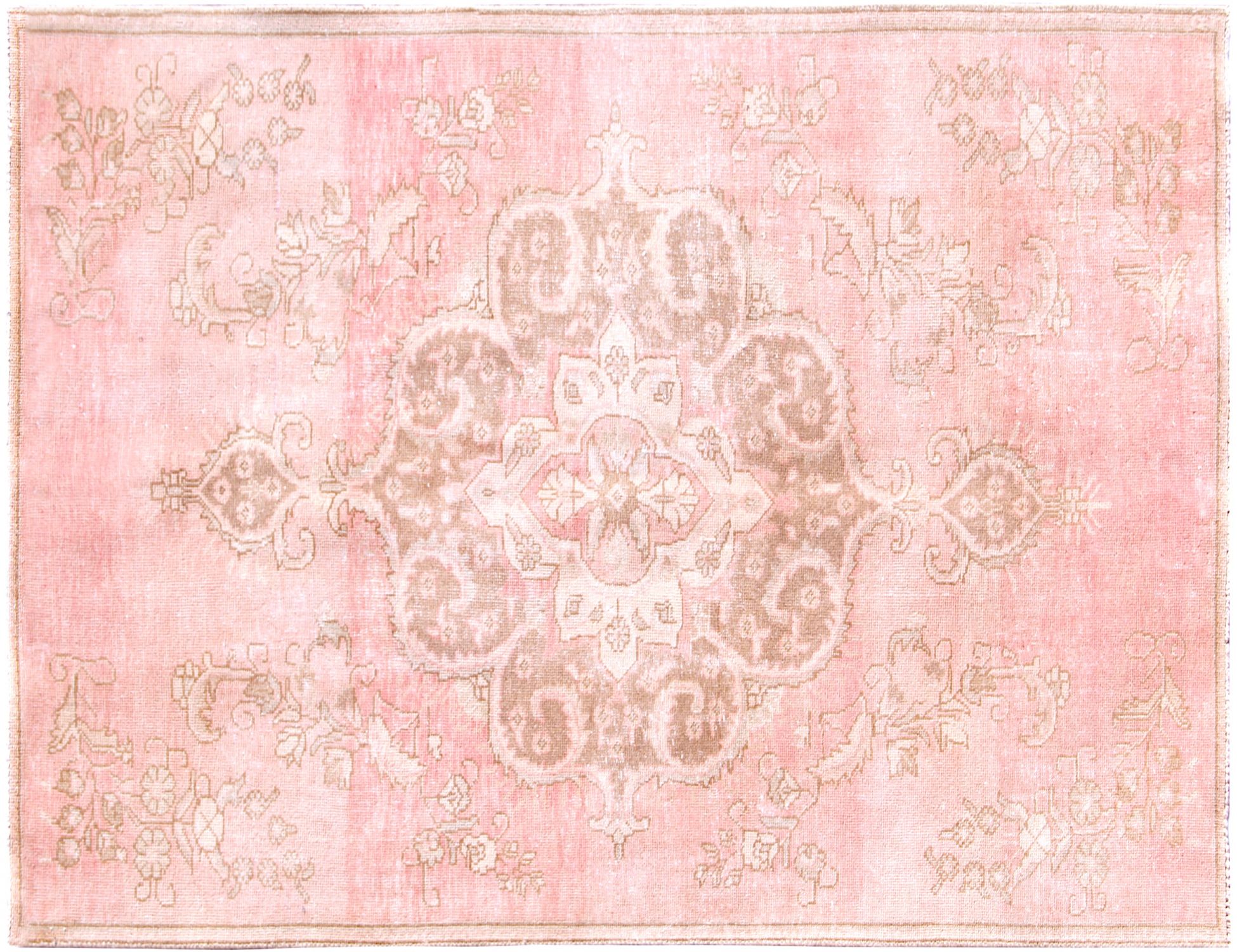 Persischer Vintage Teppich  rosa <br/>233 x 133 cm