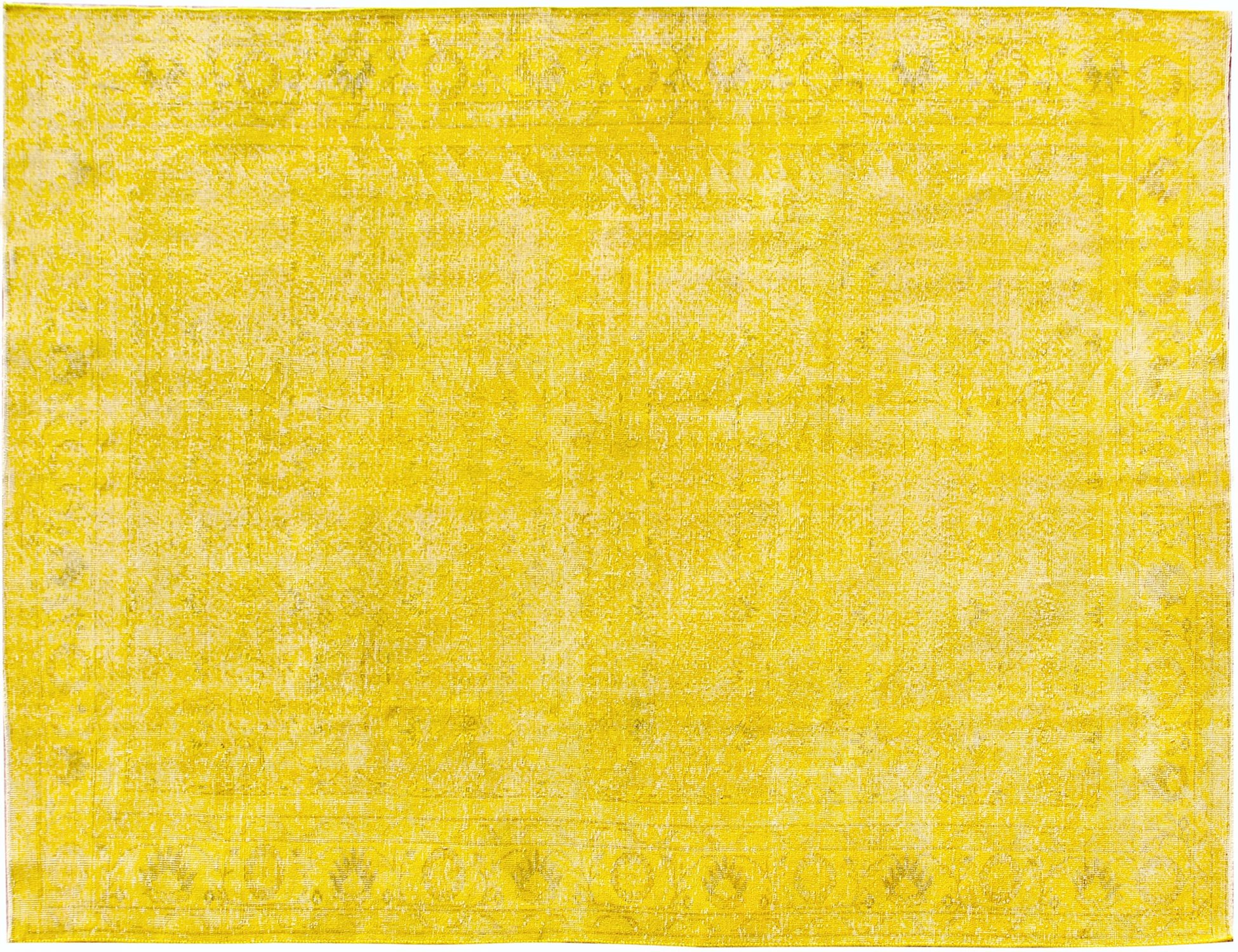 Tappeto vintage  giallo <br/>305 x 200 cm