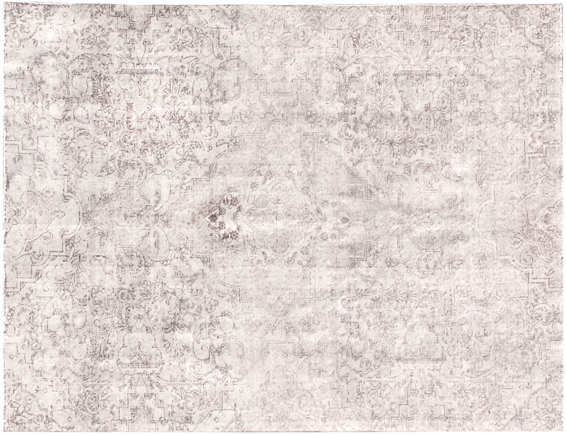 Persischer Vintage Teppich  grau <br/>284 x 197 cm