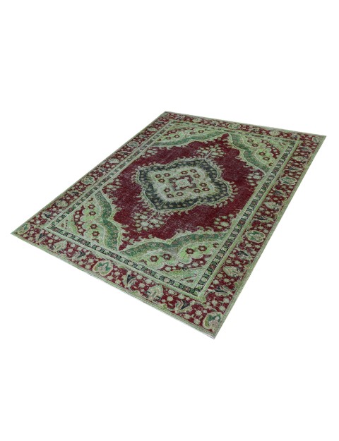 Groen Perzië Perzisch Vintage Tapijt  285 x 180 cm