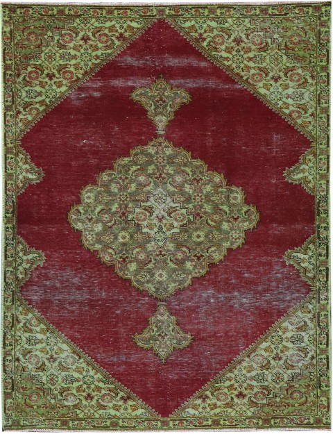 Vert Persan Tapis Persan vintage  230 x 145 cm