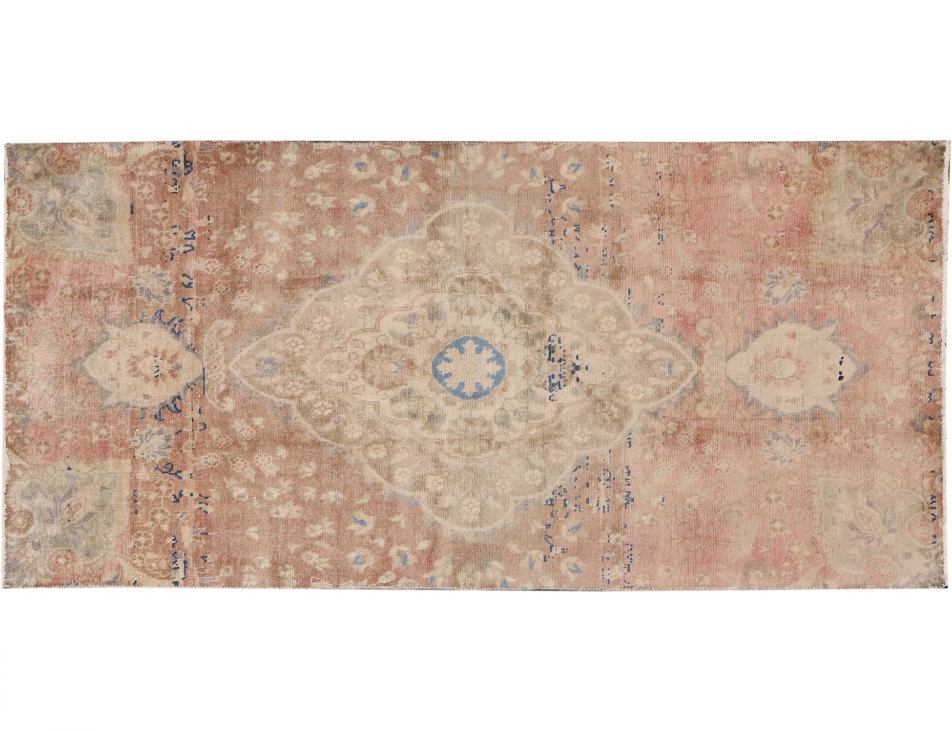 Tappeto vintage persiano  beige <br/>233 x 113 cm