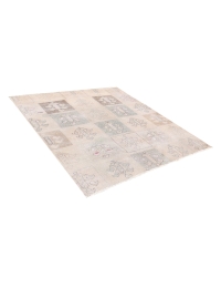 Beige Perzië Perzisch Vintage Tapijt 118 x 94 cm - view 2